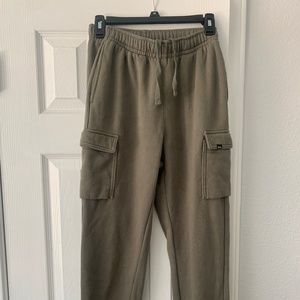 Olive green joggers